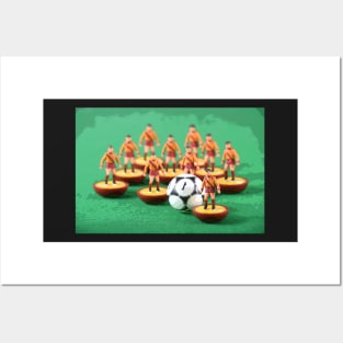 Motherwell retro subbuteo football team Posters and Art